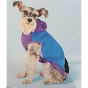 NEW Lego Target Dog Hoodie Sweatshirt Color Block Blue Black Purple Size XL